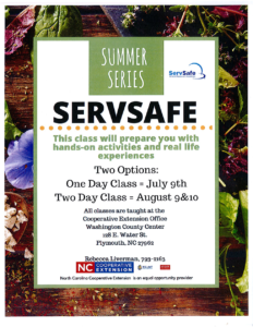 Cover photo for ServSafe Summer 2018