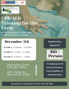 Cover photo for Washington County CPR / AED Training for the Farm