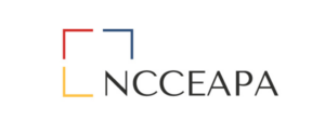 Yellow, red, and blue square with the letters NCCEAPA