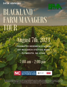 Blackland Farm Managers tour poster